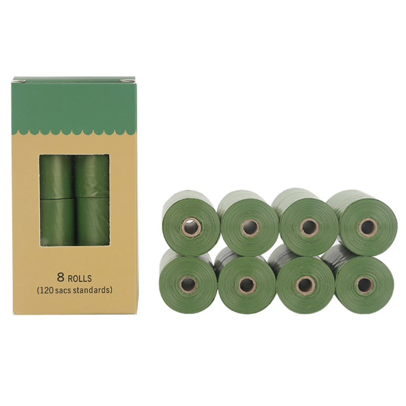 8 Rolls Dog Waste Poop Bag Biodegradable Eco-friendly Lavender Scent Pet Poop Roll Bag 8 Rolls Dog Waste Poop Bag Biodegradable Eco-friendly Lavender Scent Pet Poop Roll Bag
